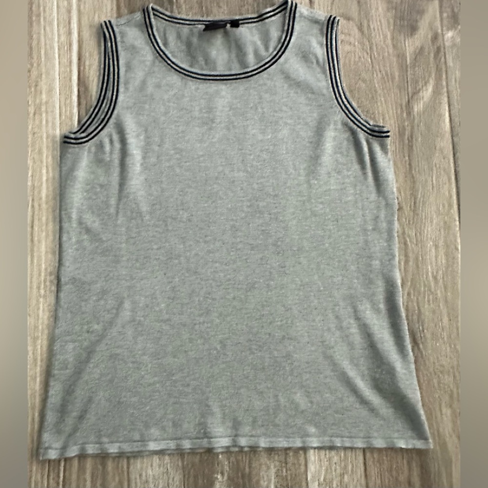 Rafaella Gray Sleeveless Top